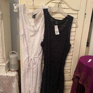H & M coverups black and white NEW